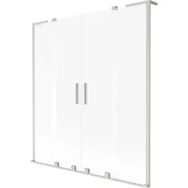mexen-velar-l-parawan-na-wanne-160x150cm-szron-nikiel-szczotkowany