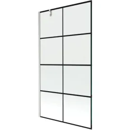 mexen-next-parawan-1-skrzydlowy-100x150-cm-czarny-szczotk-nikiel