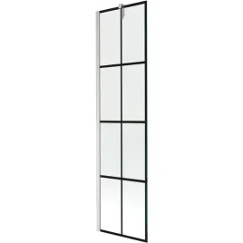 mexen-next-parawan-nawannowy-50x150-cm-czarny-nikiel-szczotkowany