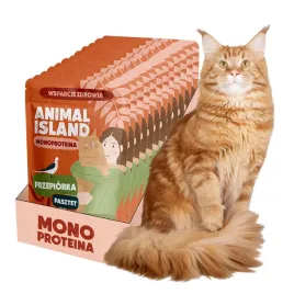 animal-island-karma-mokra-dla-kota-monoproteinowa-przepiorka-zestaw-10x100g