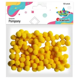 pompony-titanum-zolte-120-sztuk-x-10-mm