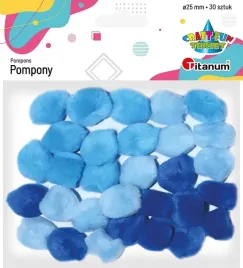 pompony-akrylowe-titanum-niebieskie-30-szt-25-mm