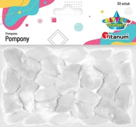 pompony-akrylowe-titanum-biale-30-szt-25-mm