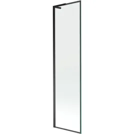 mexen-next-l-parawan-1-skrzydlowy-50x150-cm-czarny-wzor-6-mm-szklo