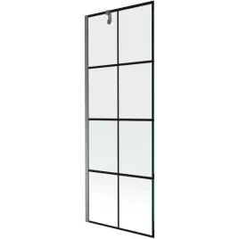 mexen-next-parawan-70x150cm-czarny-wzor-gun-metal-6mm-hartowane