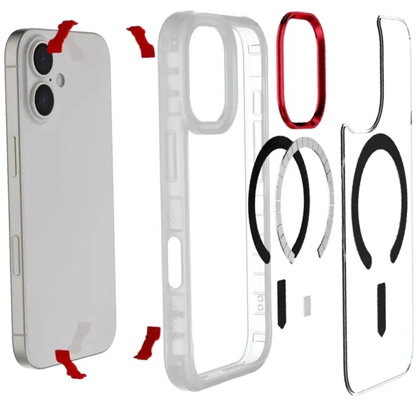 etui-ghostek-covert-magsafe-do-iphone-17-przezroczysty-typ-plecki