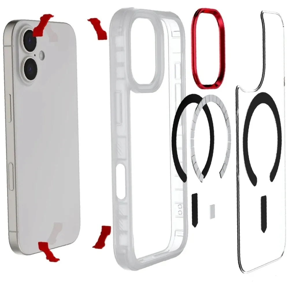 etui-ghostek-covert-magsafe-do-iphone-17-przezroczysty