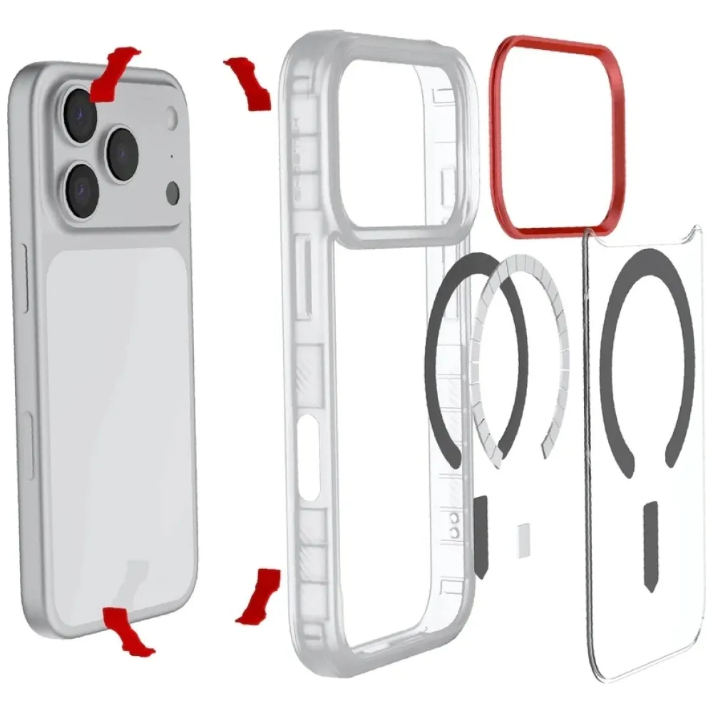 etui-ghostek-covert-magsafe-do-iphone-17-pro-przezroczysty