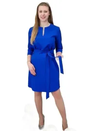 elegancka-sukienka-z-paskiem-chabrowa-46