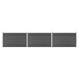 zestaw-ogrodzeniowy-z-wpc-526-x-105-cm-czarny