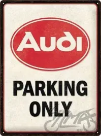 tablica-plakat-30x40-audi-parking-only-23327