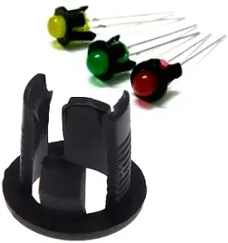 5x-oprawka-diody-led-3mm-krotka-wciskana-czarna