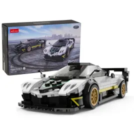 rastar-pagani-zonda-r-bialy-klocki-1-28-nowy-zestaw-do-skladania-387szt
