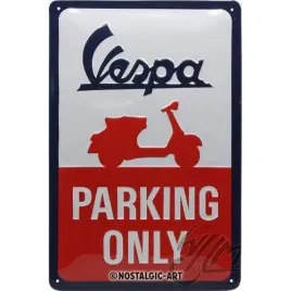 tablica-plakat-20x30-vespa-parking-only-22282