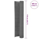 pvc-plotek-ogrodowy-110x300-cm-szary-stan-nowy