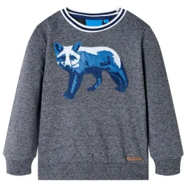 bluza-dziecieca-lis-116-granatowy-melanz-80percent-bawelna