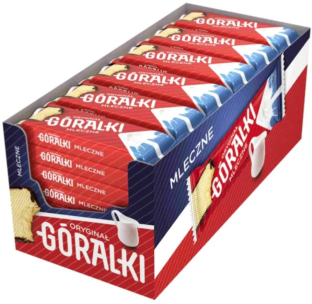 Wafelki Góralki Mleczne, 36 szt x 45 g