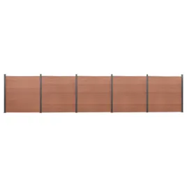 zestaw-paneli-ogrodzeniowych-brazowy-872x186-cm-wpc