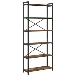 polka-na-ksiazki-dab-wedzony-80-x-30-x-1895-cm