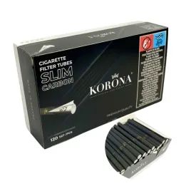 120-gilz-gilzy-korona-carbon-slim-black-filtr-weglowy-czarne-gilzy-slim