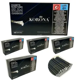 600-gilz-gilzy-korona-carbon-slim-black-filtr-weglowy-czarne-gilzy-slim