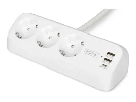 digitus-3-way-office-socket-strip-with-2x-usb-a-and-1x-usb-c-connections-or