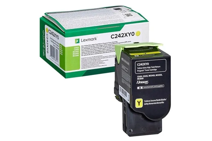oryginalny-toner-yellow-lexmark-c2425-c242xy0