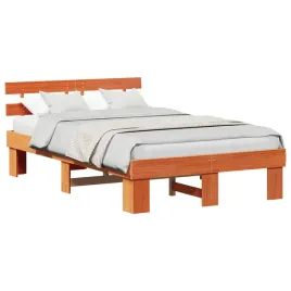 ramka-lozka-woskowy-braz-135-x-190-cm-lite-drewno-sosnowe