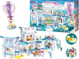 sluban-klocki-willa-duzy-dom-z-basenem-zamek-ksiezniczki-aqua-park-938-el