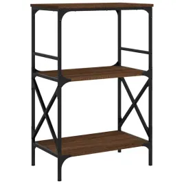 regal-na-ksiazki-z-metalowa-rama-brazowy-dab-59-x-35-x-905-cm