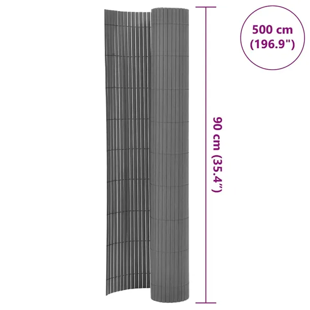 plotek-ogrodowy-pvc-90x500-szary-uv-stan-nowy