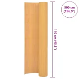 plotek-ogrodowy-pvc-110x500-zolty-stan-nowy