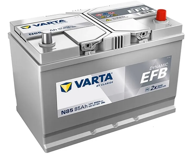 AKUMULATOR 12V VARTA N85 EFB 85AH 800A P+  RADOM