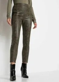 b-p-c-legginsy-oliwkowo-czarne-we-wzor-weza-r-32-34