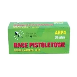 race-rakietki-pistoletowe-zielona-kometa-50-sztuk