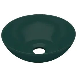 umywalka-lazienkowa-ceramiczna-ciemnozielona-okragla