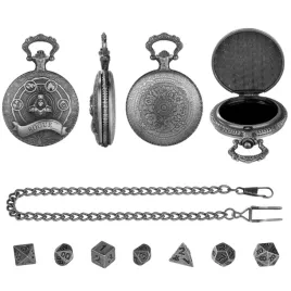 zegarek-pudelko-zlodziej-kostek-srebrny-malutki-zestaw-7-metalowych-kosci