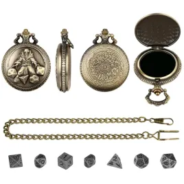 zegarek-pudelko-mistrz-gry-srebrny-malutki-zestaw-7-metalowych-kosci