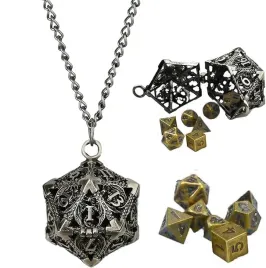 naszyjnik-kostka-k20-smoczy-medalion-zloty-malutki-zestaw-7-metalowych-ko