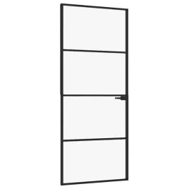 drzwi-wewnetrzne-czarne-83x2015-cm-szklo-i-aluminium