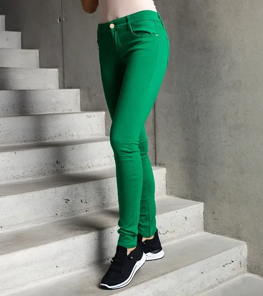 zielone-spodnie-slim-laurelis-marka-bez-marki