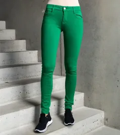 zielone-spodnie-slim-laurelis