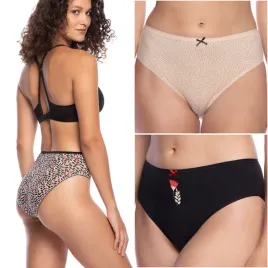 figi-damskie-lama-127bi-26-majtki-bawelniane-z-nadrukiem-bikini-3-pary-xxl