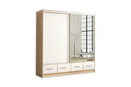 szafa-przesuwna-hidaka-200-cm-garderoba-szuflady-lustro-nowoczesna-2-drzwi