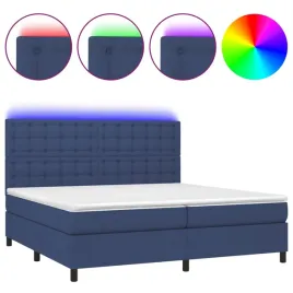 lozko-kontynentalne-z-materacem-i-diodami-led-203x200x118-128cm-niebie