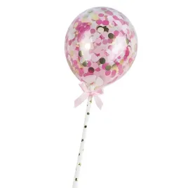 balon-na-tort-z-materialowa-wstazka-na-tort-urodzinowy-na-baby-shower