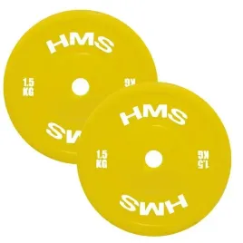 olimpijski-talerz-2-x-15-kg-bumper-zolty-hms