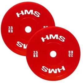 olimpijski-talerz-2-x-25-kg-bumper-czerwony-hms