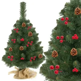 choinka-sztuczna-choineczka-mala-gesta-50cm-szyszki-jarzebina