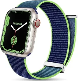 pasek-do-apple-watch-nylonowy-sportowy-pasek-oddychajacy-nylon-niebieski